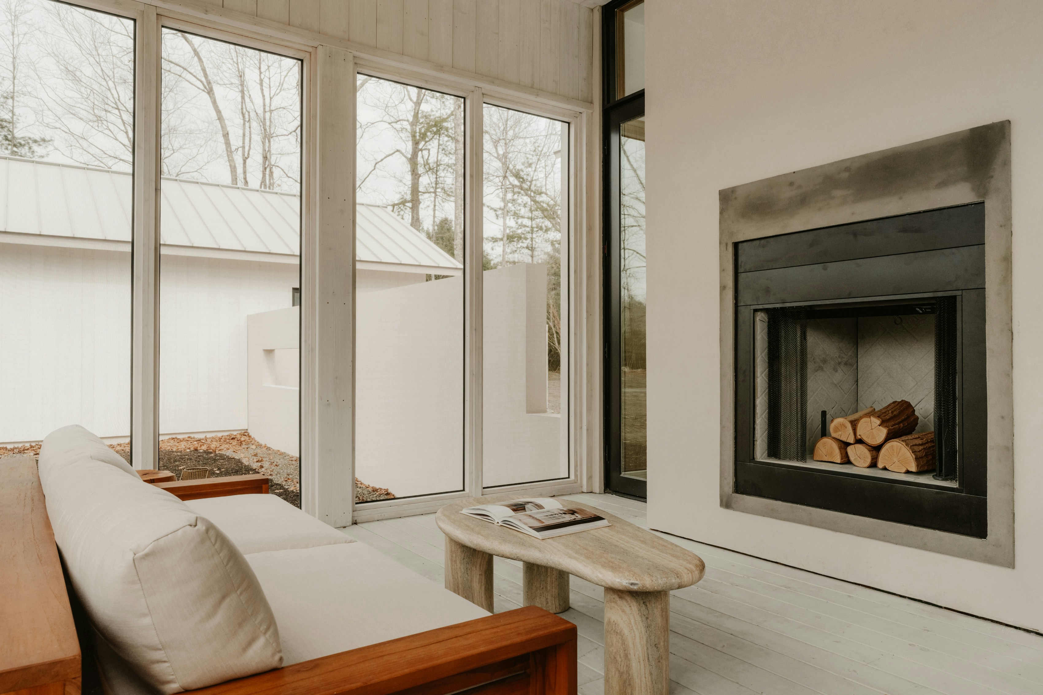 salon chalet haut de gamme domotique KNX Haute-Savoie consultant